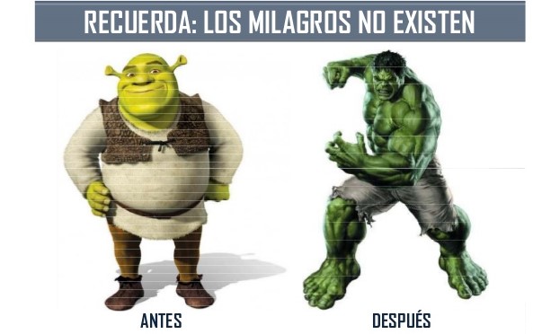 milagros no existen
