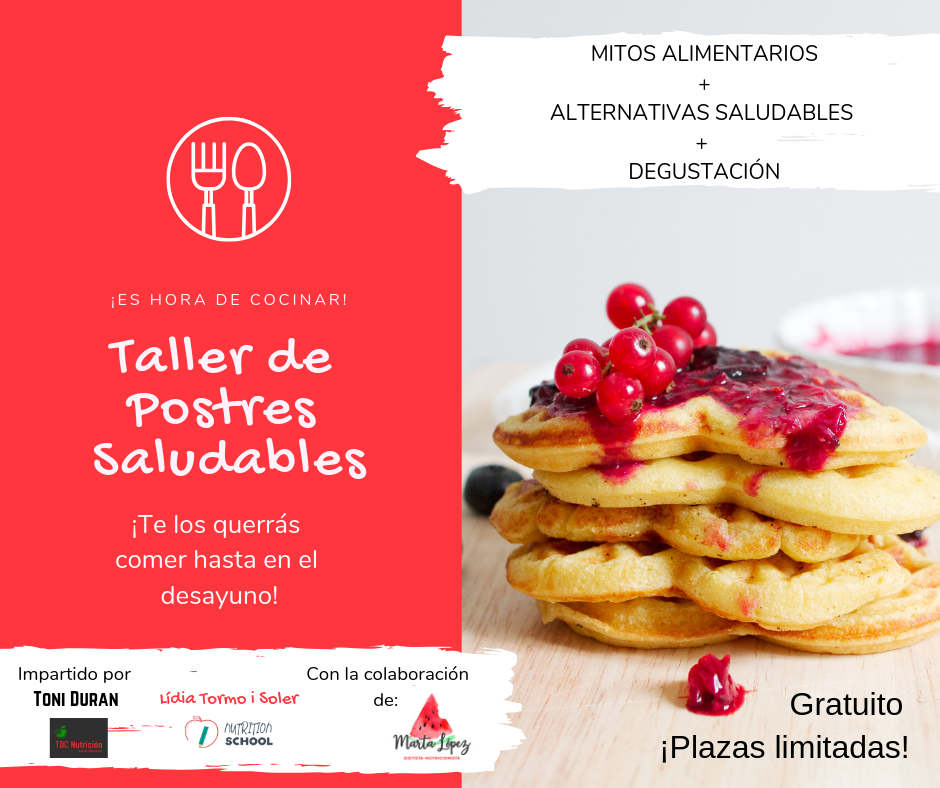 Taller de postres saludables